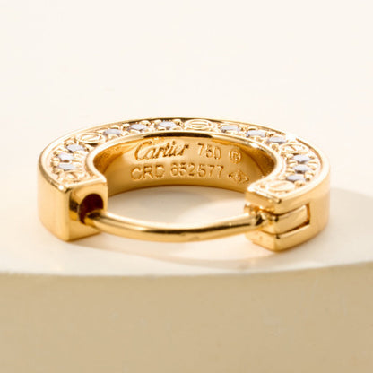 [Love's Uplift]LOVE DIAMOND EARRINGS