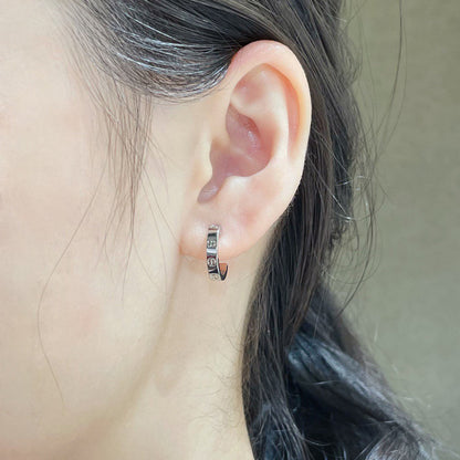 [Love's Uplift]LOVE EARRINGS 2.65 MM NO DIAMOND SMALL