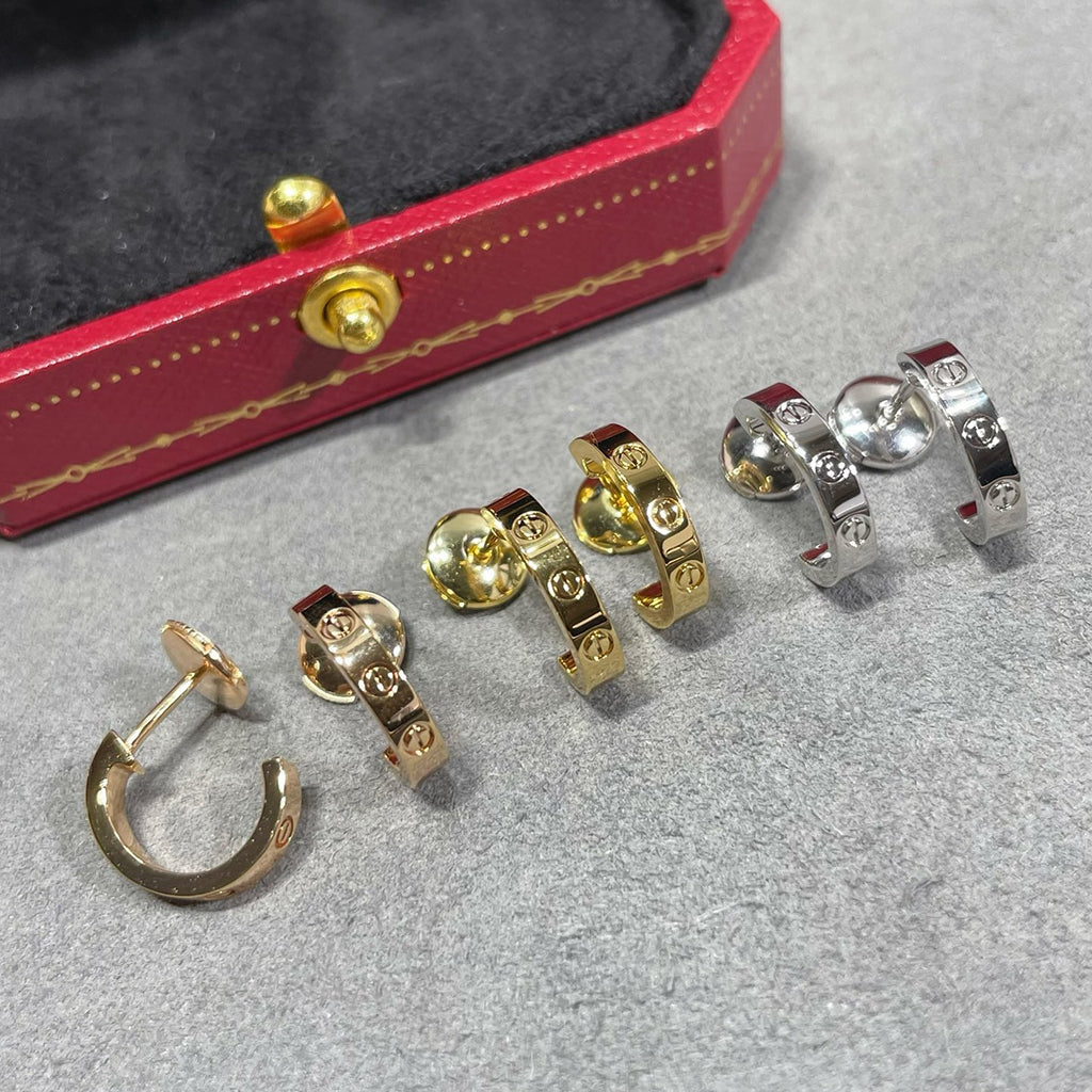 [Love's Uplift]LOVE EARRINGS 2.65 MM NO DIAMOND SMALL