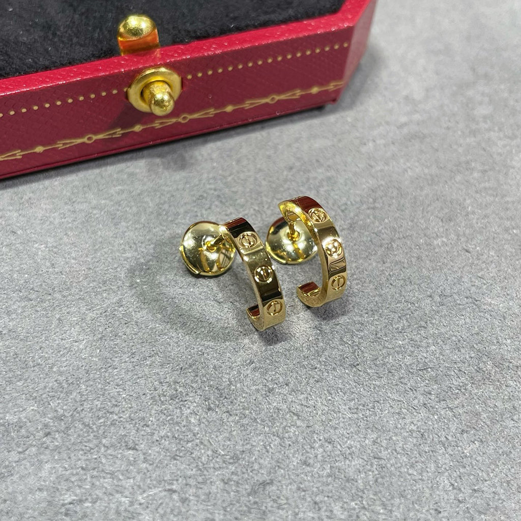[Love's Uplift]LOVE EARRINGS 2.65 MM NO DIAMOND SMALL