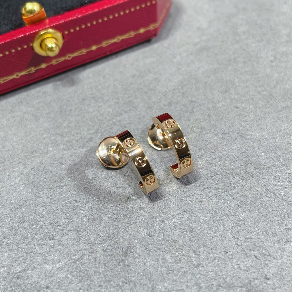 [Love's Uplift]LOVE EARRINGS 2.65 MM NO DIAMOND SMALL