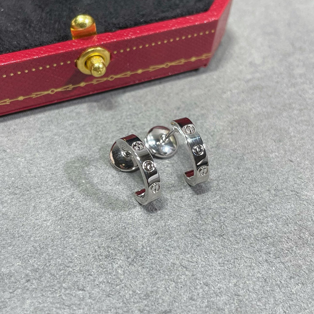 [Love's Uplift]LOVE EARRINGS 2.65 MM NO DIAMOND SMALL