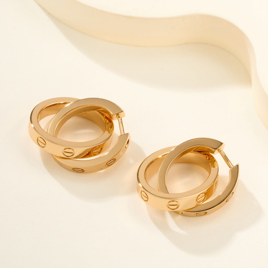 [Love's Uplift]LOVE 3.3MM DANGLE EARRINGS