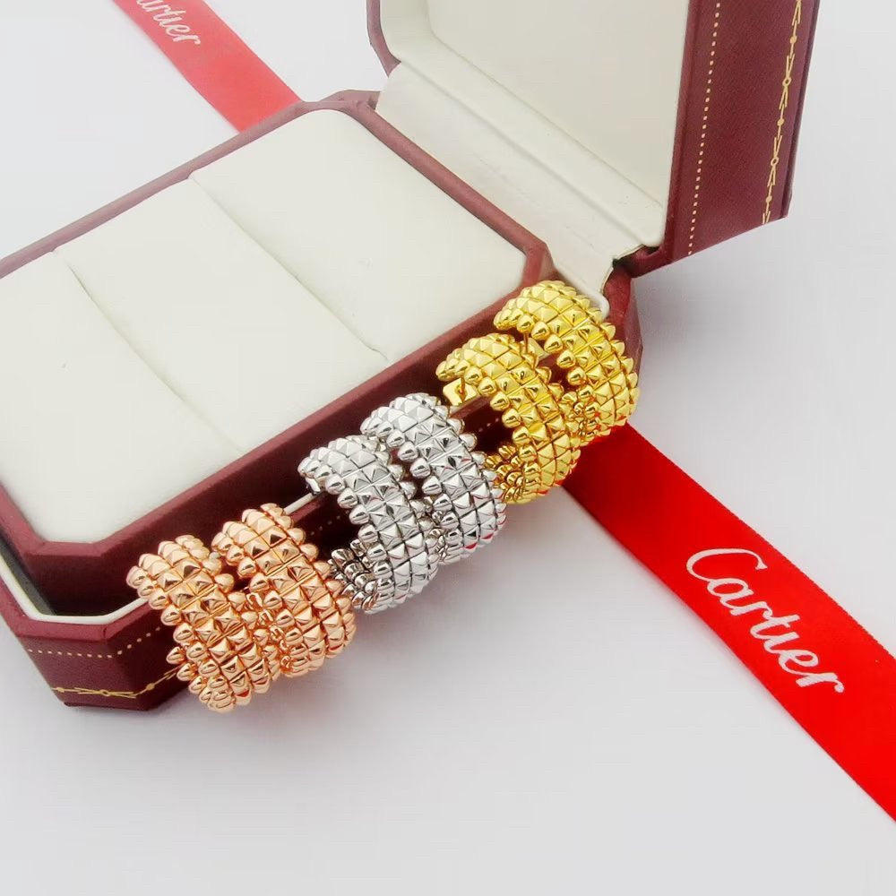 [Love's Uplift]CLASH 9.2MM DOUBLE ROW EARRINGS