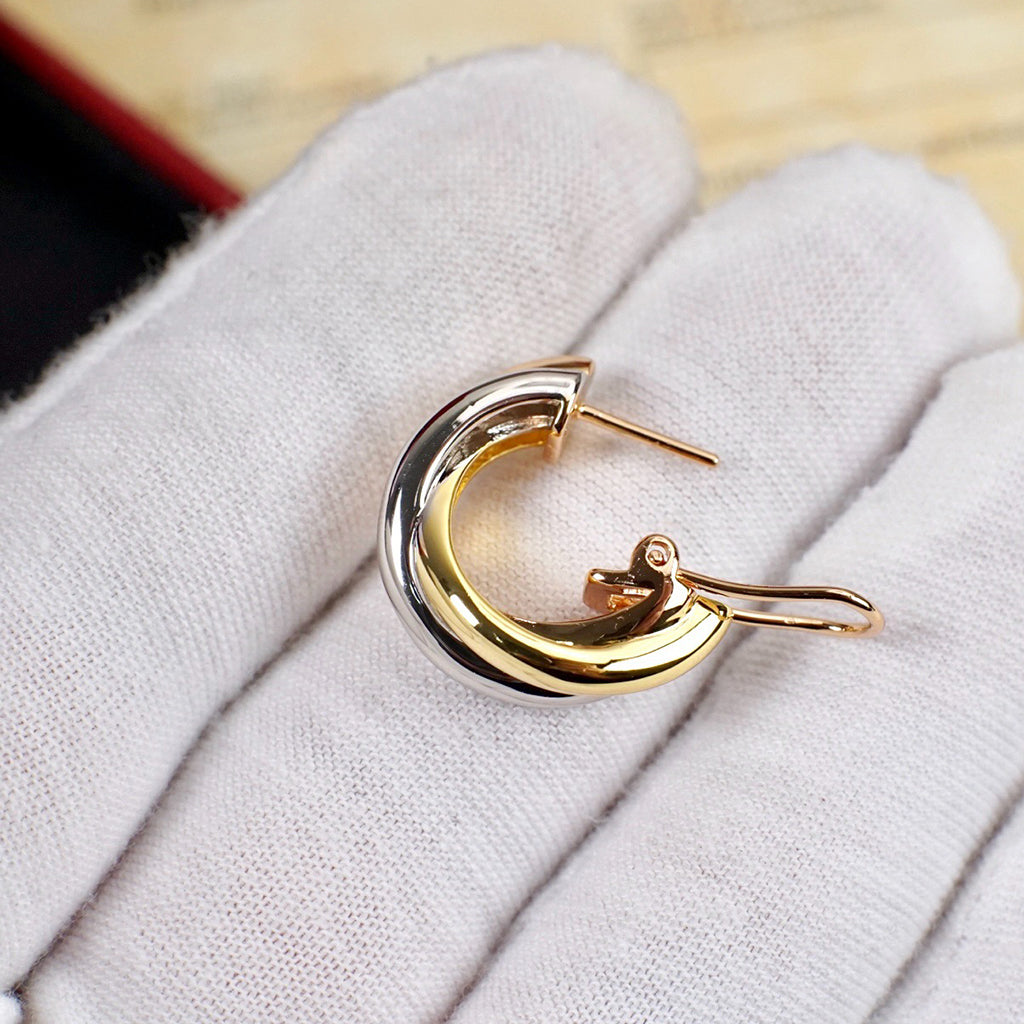 [Love's Uplift]TRINITY ON DIAMOND CLASSIC EARRINGS