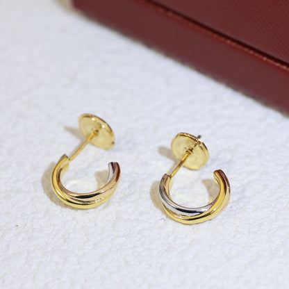 [Love's Uplift]TRINITY ON DIAMOND MINI EARRINGS