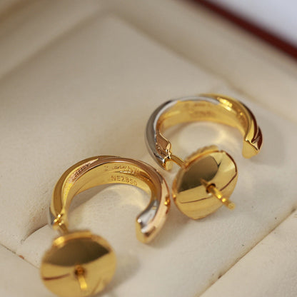 [Love's Uplift]TRINITY ON DIAMOND MINI EARRINGS