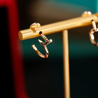 [Love's Uplift]JUSTE NO DIAMOND SMALL EARRINGS