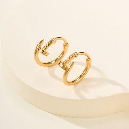 [Love's Uplift]JUSTE NO DIAMOND MINI EARRINGS