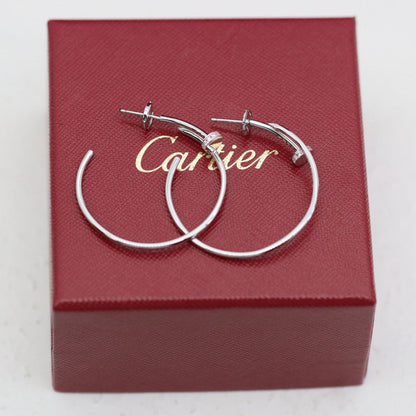 [Love's Uplift]JUSTE HALF DIAMOND LARGE EARRINGS