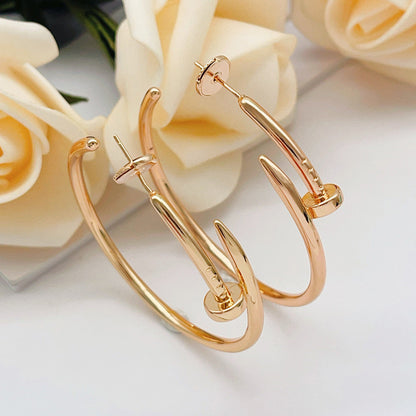 [Love's Uplift]JUSTE NO DIAMOND LARGE EARRINGS