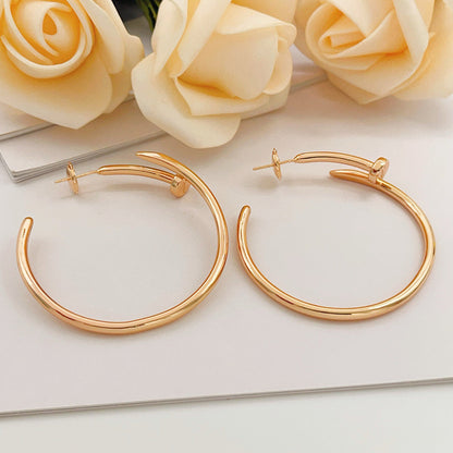 [Love's Uplift]JUSTE NO DIAMOND LARGE EARRINGS