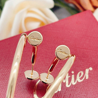 [Love's Uplift]JUSTE NO DIAMOND LARGE EARRINGS