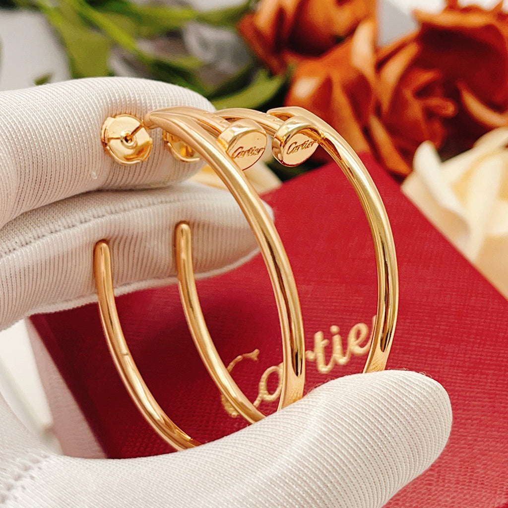 [Love's Uplift]JUSTE NO DIAMOND LARGE EARRINGS