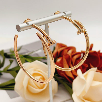 [Love's Uplift]JUSTE NO DIAMOND LARGE EARRINGS