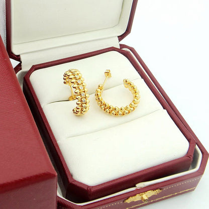 [Love's Uplift]CLASH FULL DIAMOND MEDIUM EARRINGS