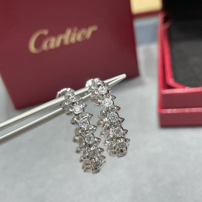 [Love's Uplift]CLASH FULL DIAMOND MEDIUM EARRINGS