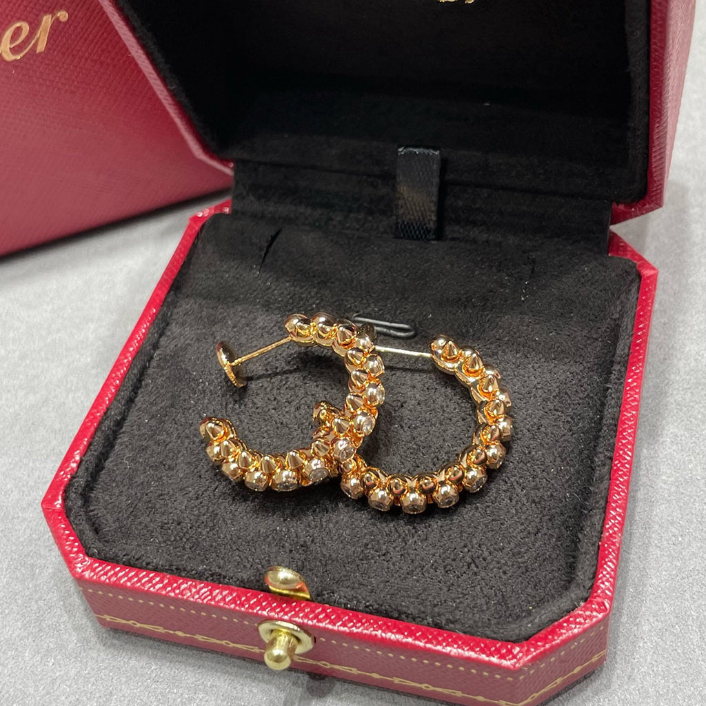 [Love's Uplift]CLASH FULL DIAMOND MEDIUM EARRINGS