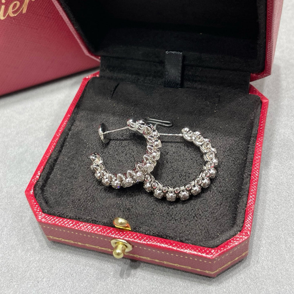 [Love's Uplift]CLASH FULL DIAMOND MEDIUM EARRINGS