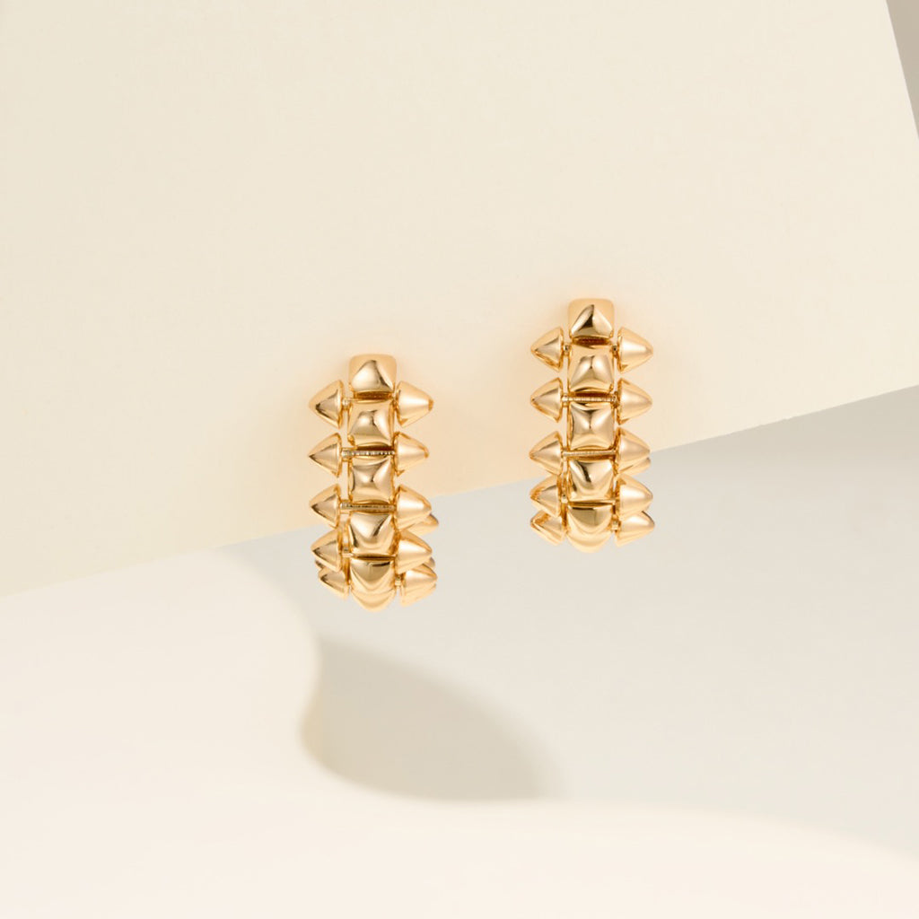 [Love's Uplift]CLASH MINI HOOP EARRINGS