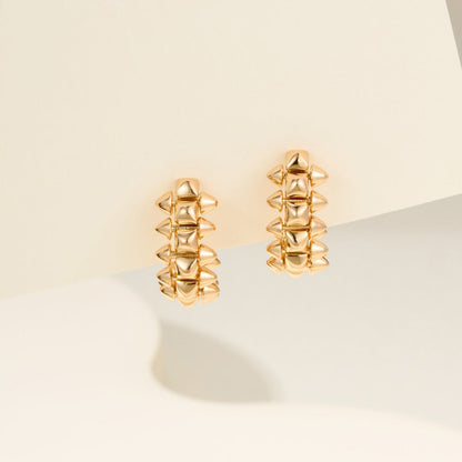 [Love's Uplift]CLASH MINI HOOP EARRINGS