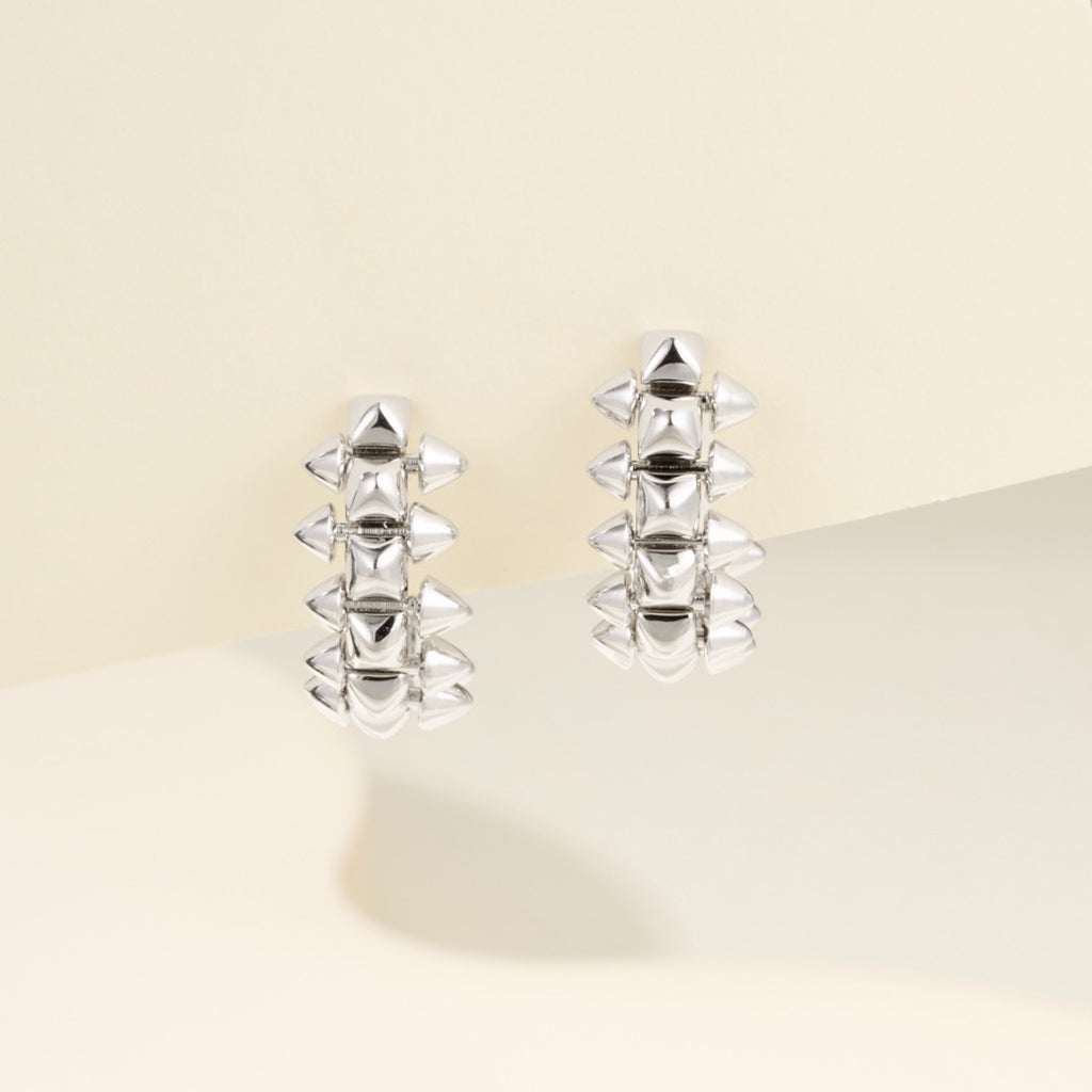[Love's Uplift]CLASH MINI HOOP EARRINGS