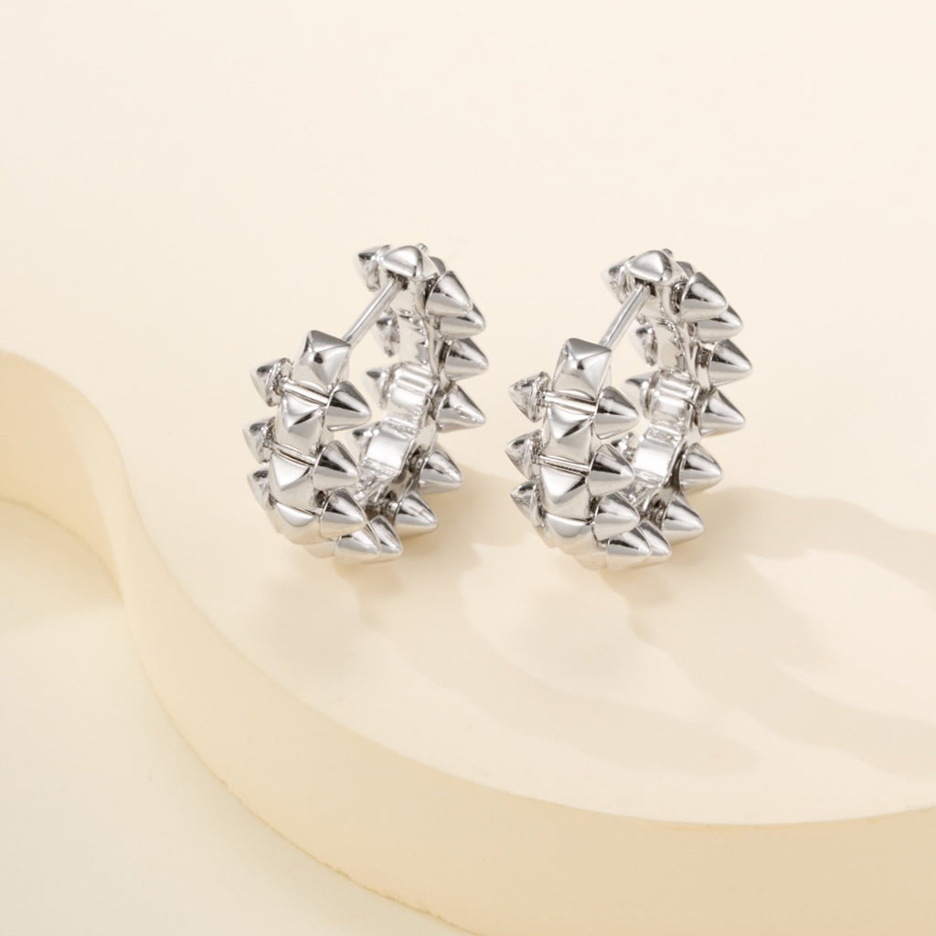 [Love's Uplift]CLASH MINI HOOP EARRINGS