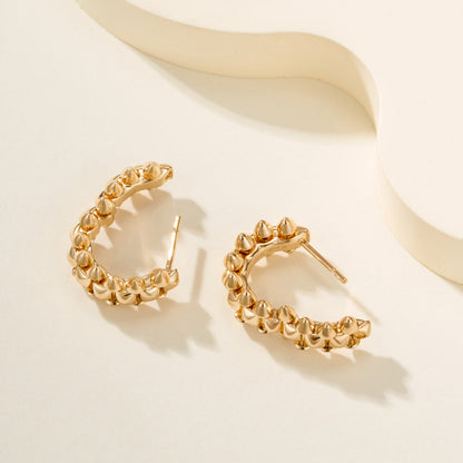 [Love's Uplift]CLASH MINI HOOP EARRINGS