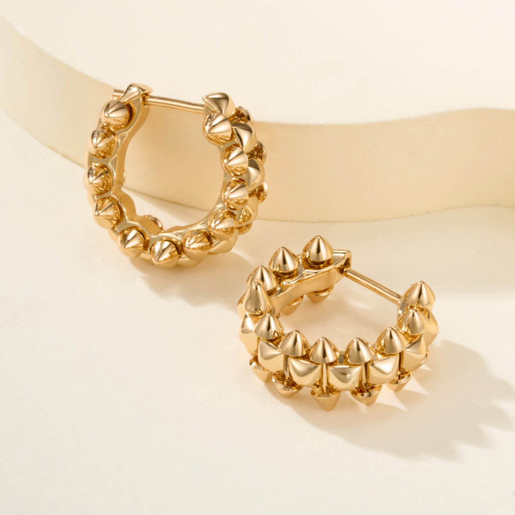 [Love's Uplift]CLASH MINI HOOP EARRINGS
