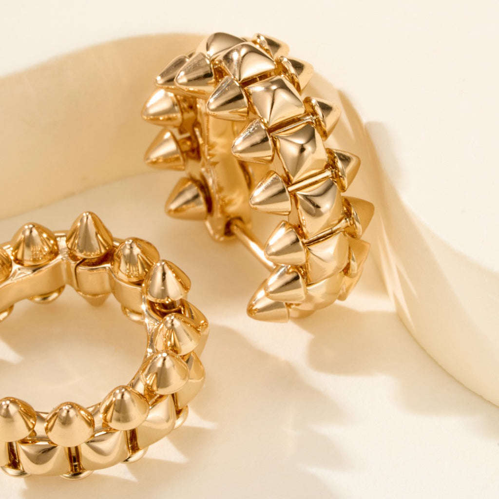 [Love's Uplift]CLASH MINI HOOP EARRINGS
