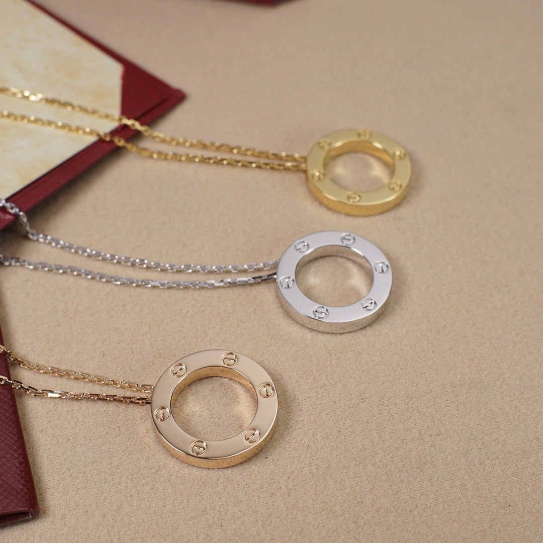 [Love's Uplift]LOVE NECKLACE 16MM