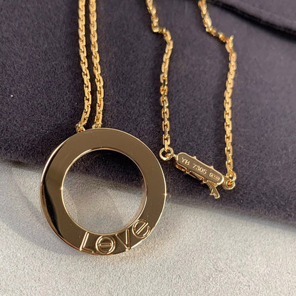[Love's Uplift]LOVE NECKLACE 16MM 3 DIAMONDS