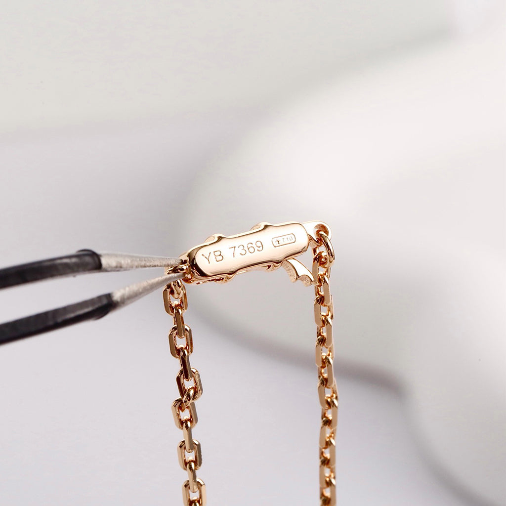 [Love's Uplift]LOVE NECKLACE 16MM  FULL DIAMOND