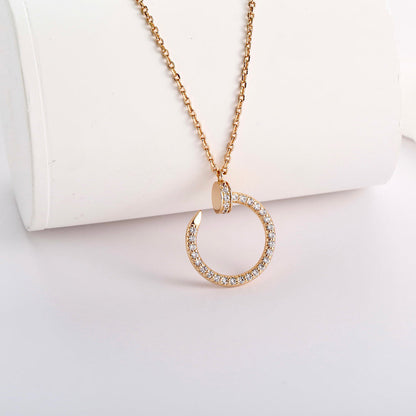 [Love's Uplift]JUSTE NECKLACE FULL DIAMOND