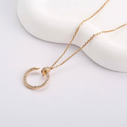[Love's Uplift]JUSTE NECKLACE FULL DIAMOND