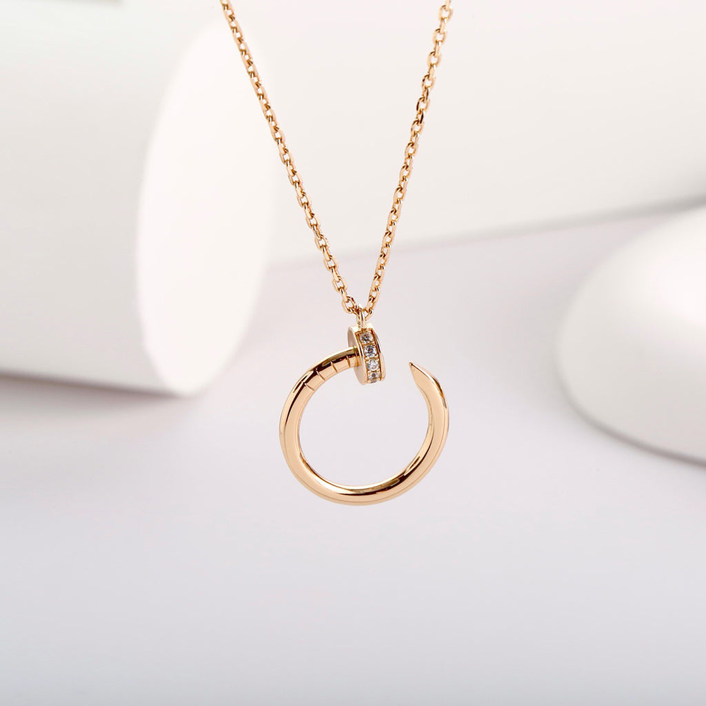 [Love's Uplift]JUSTE NECKLACE FULL DIAMOND