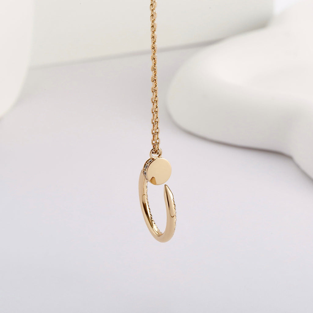 [Love's Uplift]JUSTE NECKLACE FULL DIAMOND