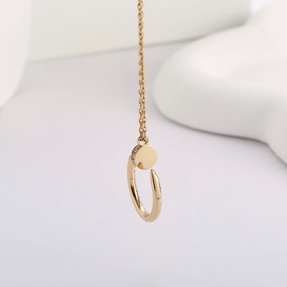 [Love's Uplift]JUSTE NECKLACE FULL DIAMOND