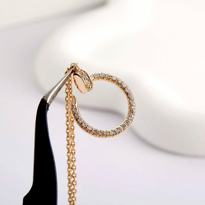 [Love's Uplift]JUSTE NECKLACE FULL DIAMOND