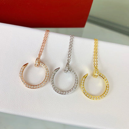 [Love's Uplift]JUSTE NECKLACE FULL DIAMOND