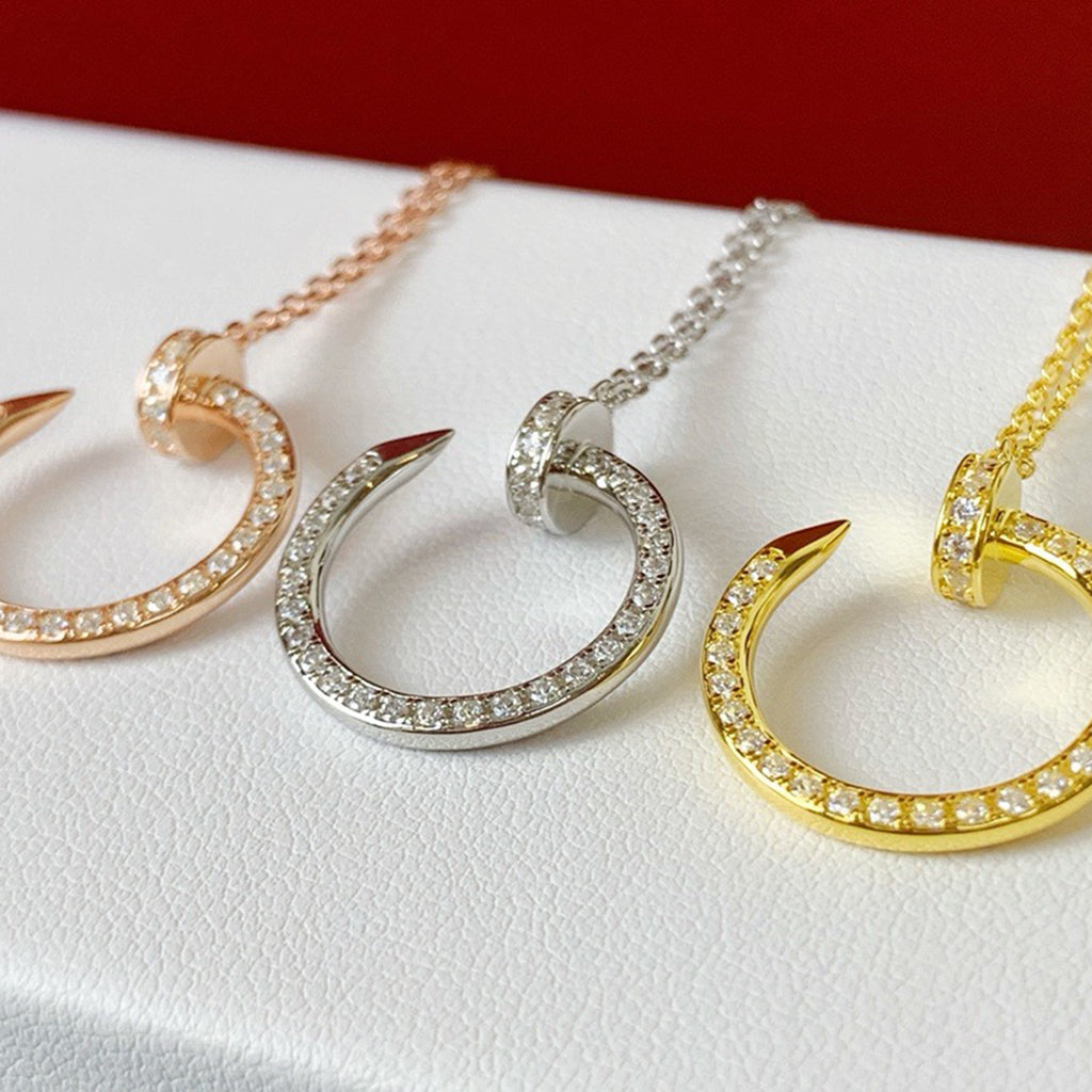 [Love's Uplift]JUSTE NECKLACE FULL DIAMOND