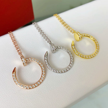 [Love's Uplift]JUSTE NECKLACE FULL DIAMOND