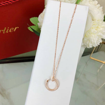 [Love's Uplift]JUSTE NECKLACE FULL DIAMOND