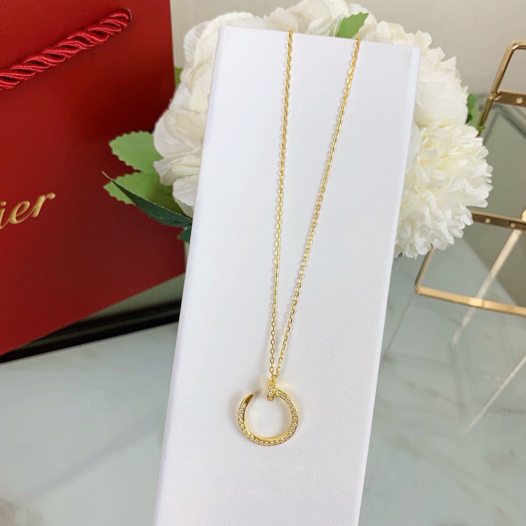 [Love's Uplift]JUSTE NECKLACE FULL DIAMOND
