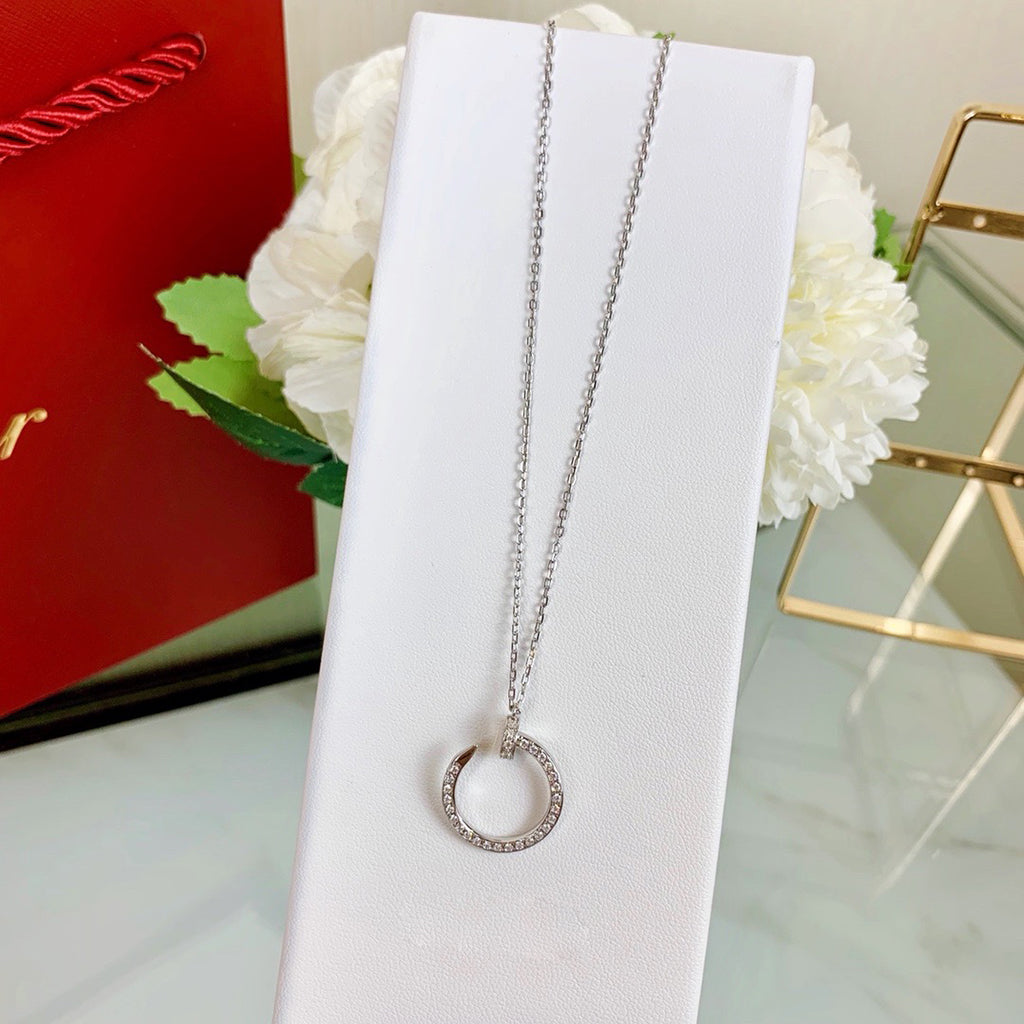 [Love's Uplift]JUSTE NECKLACE FULL DIAMOND