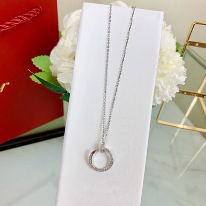 [Love's Uplift]JUSTE NECKLACE FULL DIAMOND