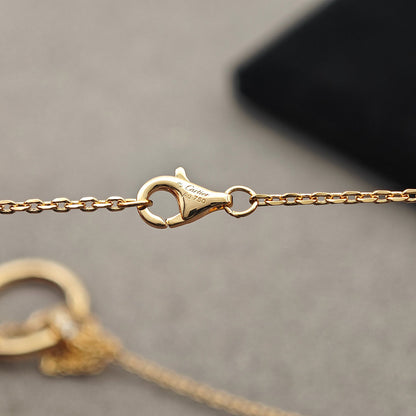 [Love's Uplift]JUSTE NECKLACE HALF DIAMOND