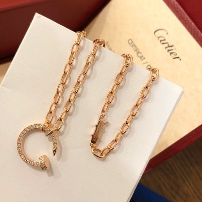 [Love's Uplift]JUSTE NECKLACE FULL DIAMONDS