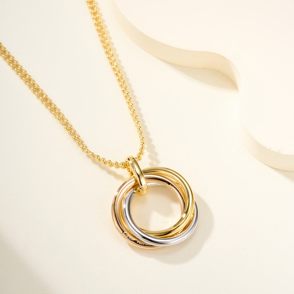 [Love's Uplift]TRINITY LARGE NECKLACE