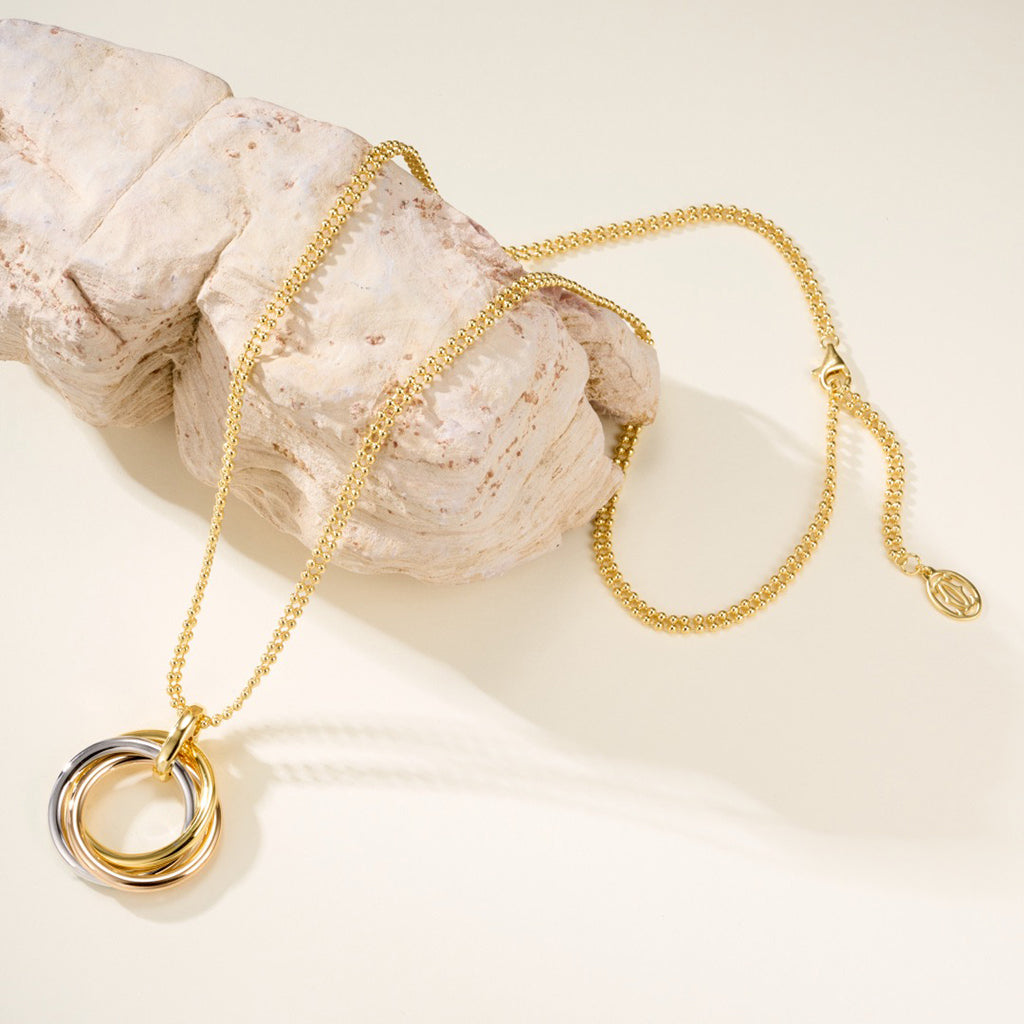 [Love's Uplift]TRINITY LARGE NECKLACE